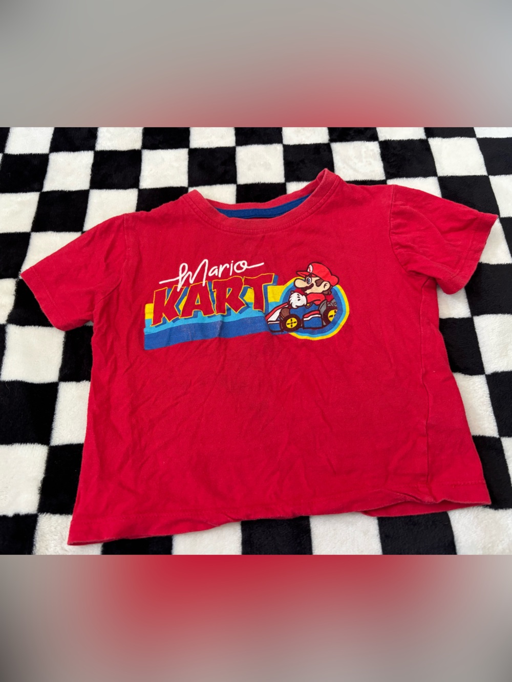 Free on bundle 24 month Mario kart tshirt